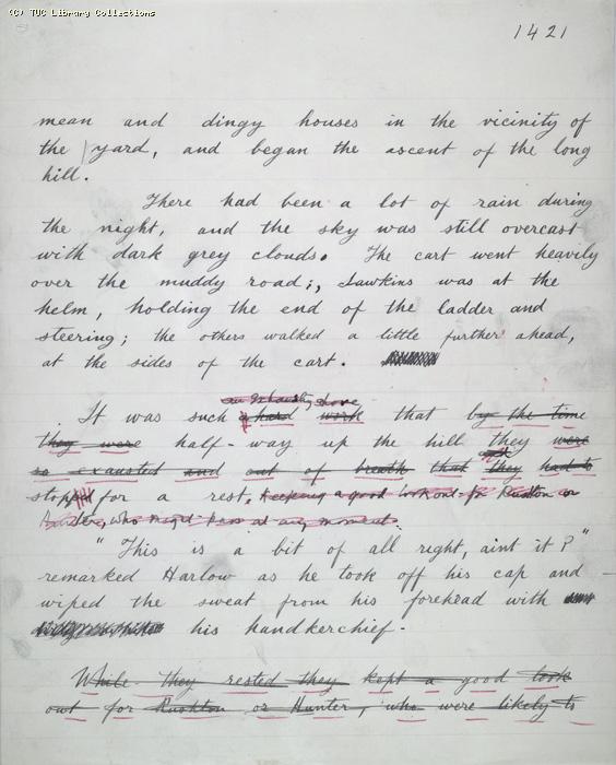 The Ragged Trousered Philanthropists - Manuscript, Page 1421b