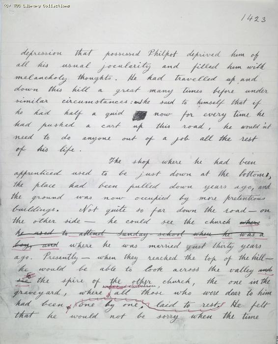 The Ragged Trousered Philanthropists - Manuscript, Page 1423