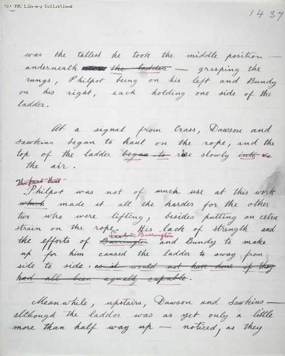 The Ragged Trousered Philanthropists - Manuscript, Page 1437