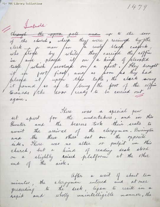 The Ragged Trousered Philanthropists - Manuscript, Page 1479