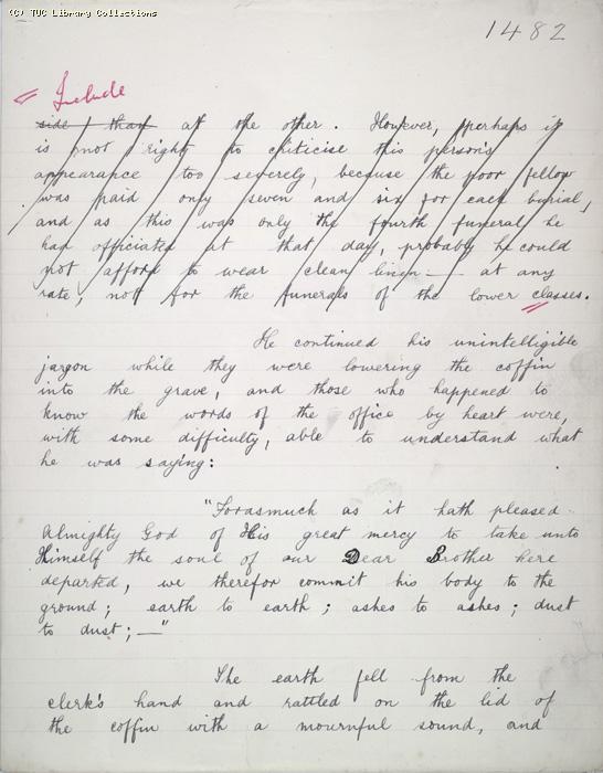 The Ragged Trousered Philanthropists - Manuscript, Page 1482