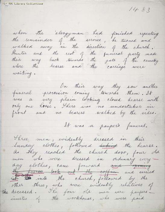 The Ragged Trousered Philanthropists - Manuscript, Page 1483