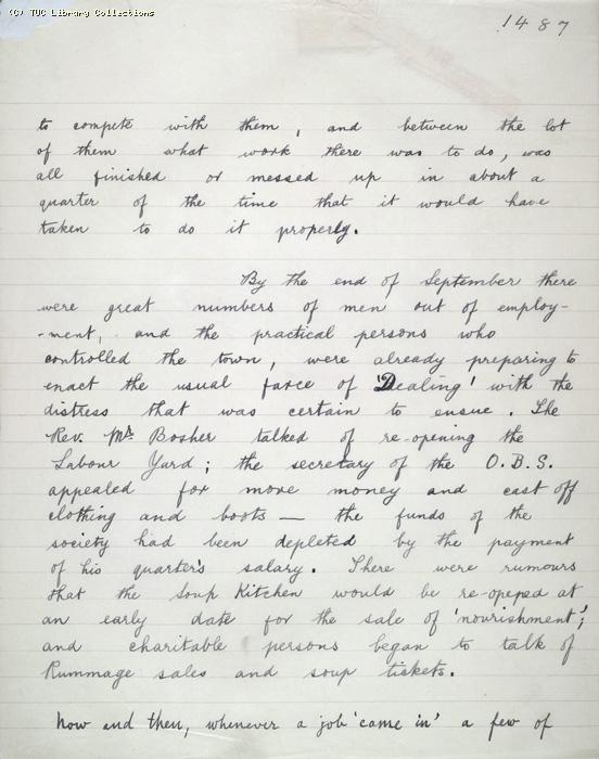 The Ragged Trousered Philanthropists - Manuscript, Page 1487