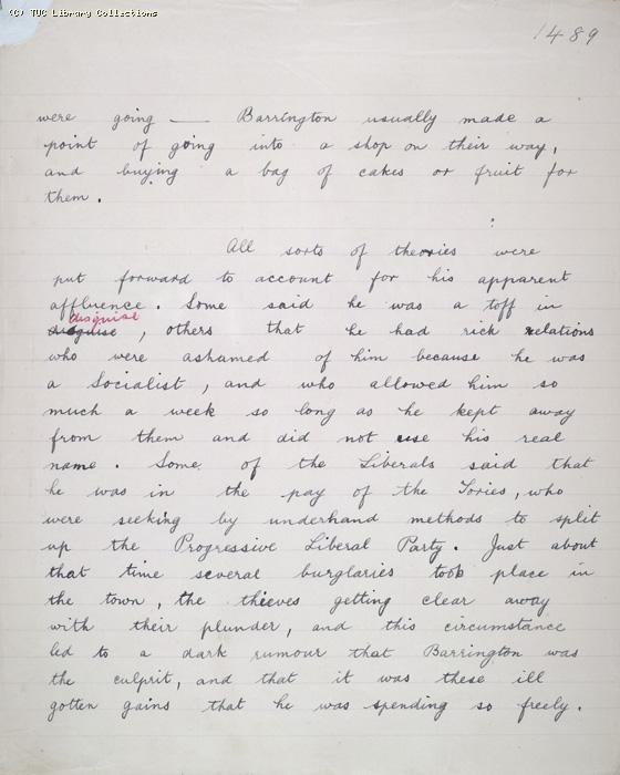 The Ragged Trousered Philanthropists - Manuscript, Page 1489