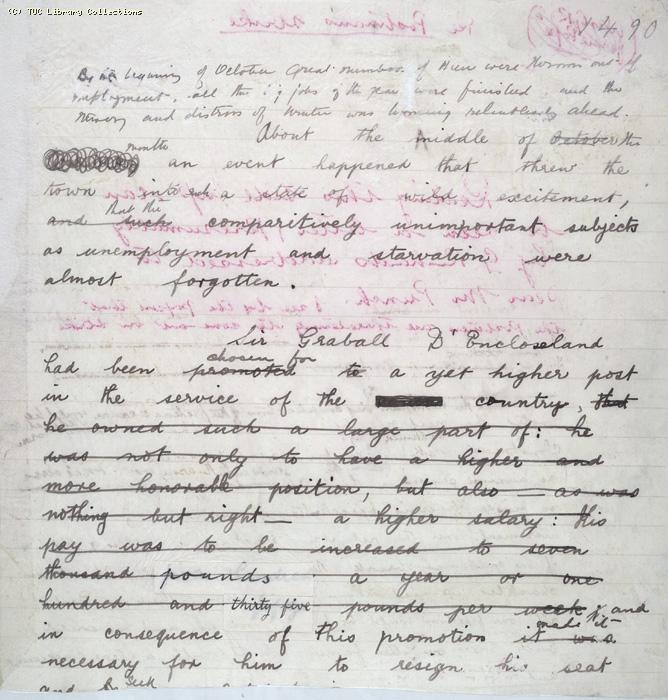 The Ragged Trousered Philanthropists - Manuscript, Page 1490b