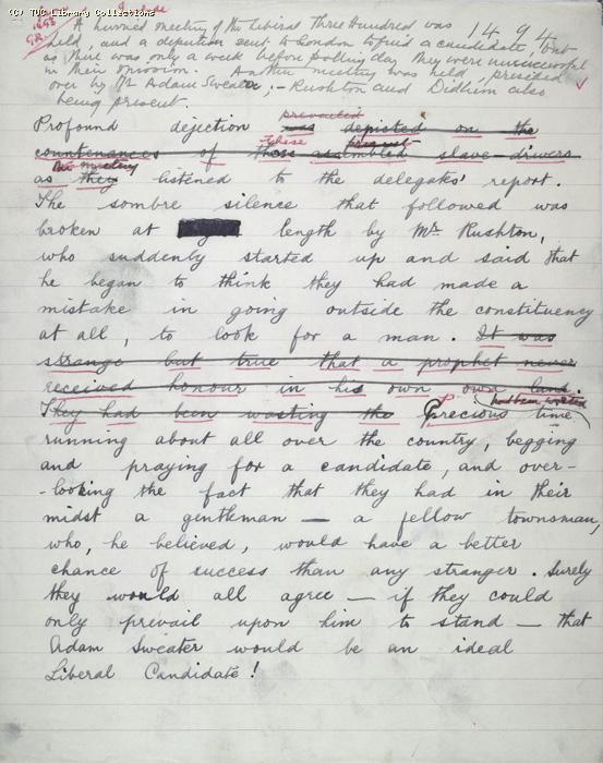 The Ragged Trousered Philanthropists - Manuscript, Page 1494