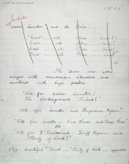 The Ragged Trousered Philanthropists - Manuscript, Page 1501