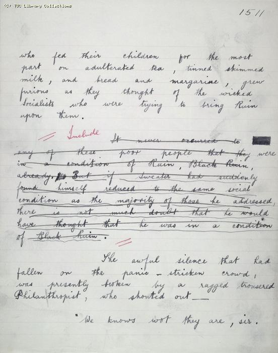 The Ragged Trousered Philanthropists - Manuscript, Page 1511
