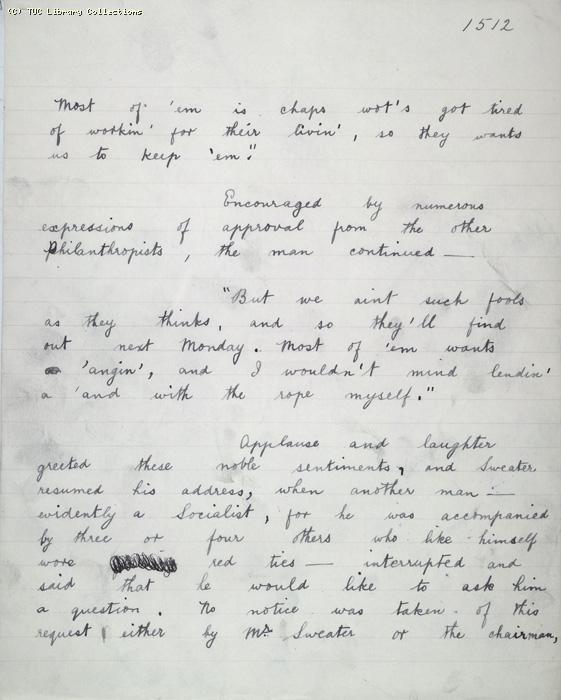 The Ragged Trousered Philanthropists - Manuscript, Page 1512