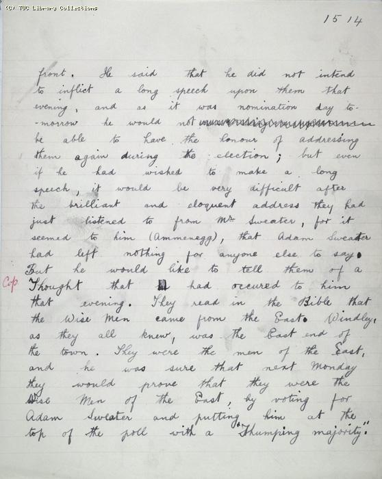 The Ragged Trousered Philanthropists - Manuscript, Page 1514