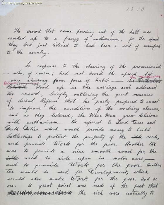The Ragged Trousered Philanthropists - Manuscript, Page 1518