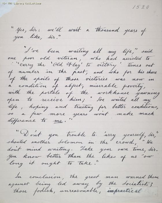 The Ragged Trousered Philanthropists - Manuscript, Page 1520