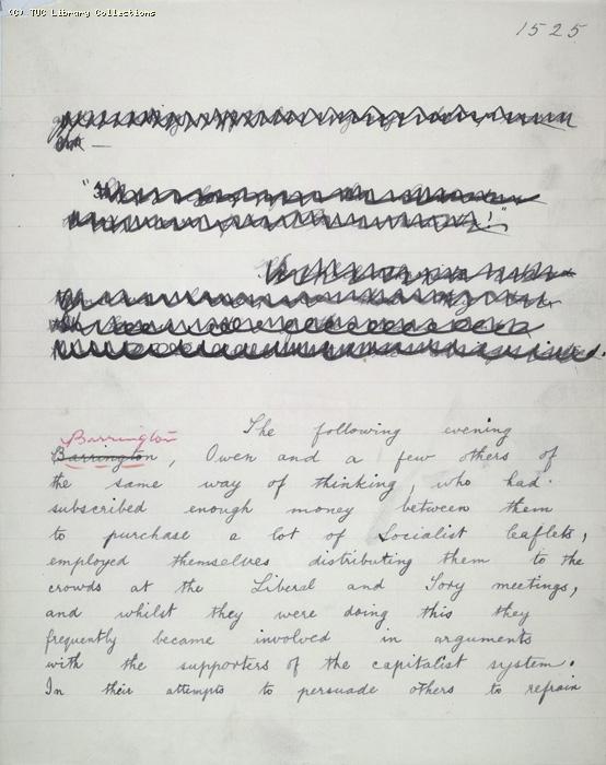 The Ragged Trousered Philanthropists - Manuscript, Page 1525