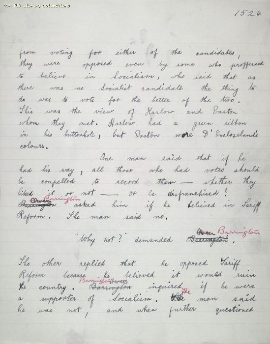 The Ragged Trousered Philanthropists - Manuscript, Page 1526