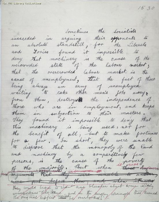 The Ragged Trousered Philanthropists - Manuscript, Page 1530