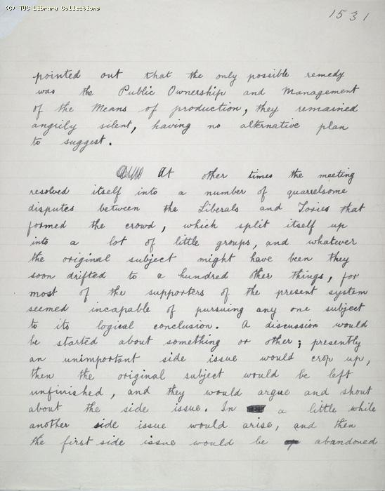 The Ragged Trousered Philanthropists - Manuscript, Page 1531