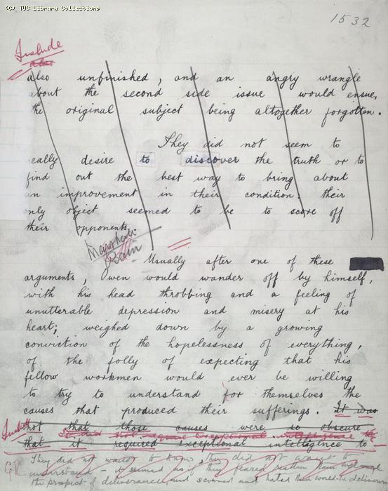 The Ragged Trousered Philanthropists - Manuscript, Page 1532