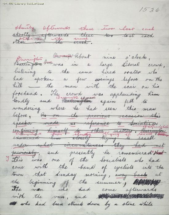 The Ragged Trousered Philanthropists - Manuscript, Page 1536