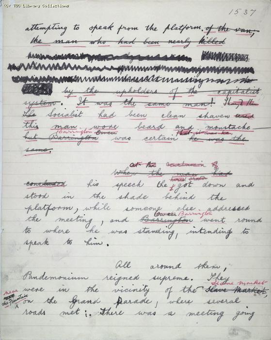 The Ragged Trousered Philanthropists - Manuscript, Page 1537