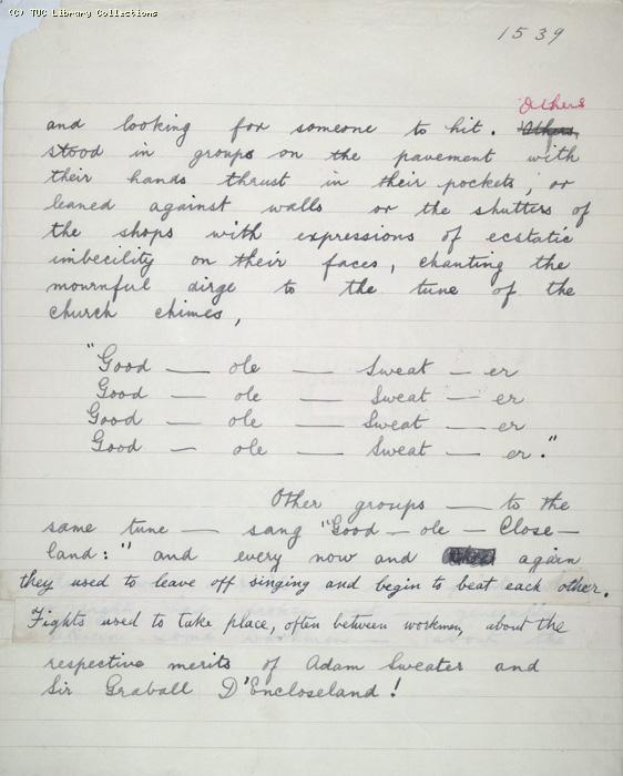 The Ragged Trousered Philanthropists - Manuscript, Page 1539