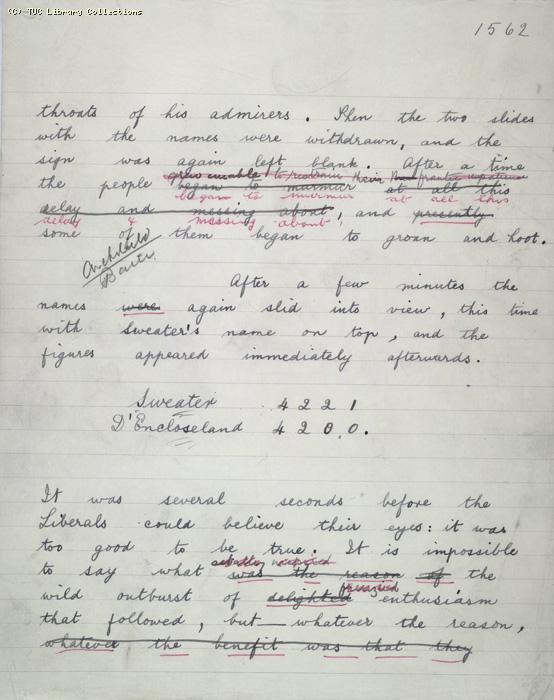 The Ragged Trousered Philanthropists - Manuscript, Page 1562