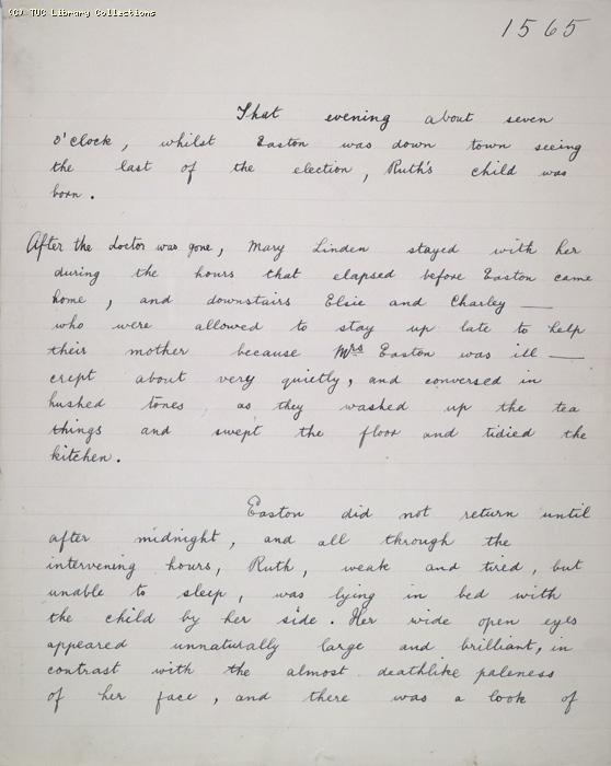 The Ragged Trousered Philanthropists - Manuscript, Page 1565