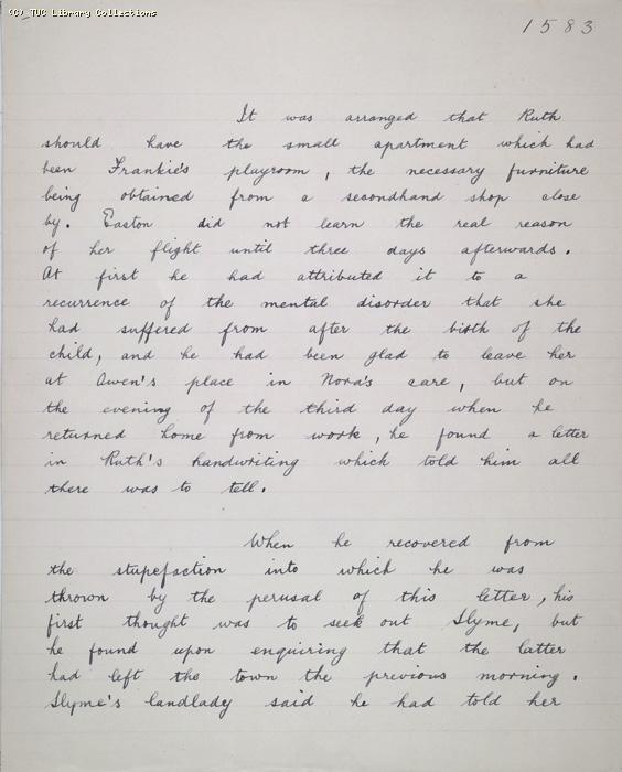 The Ragged Trousered Philanthropists - Manuscript, Page 1583