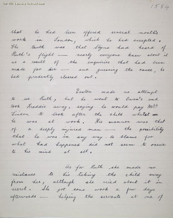 The Ragged Trousered Philanthropists - Manuscript, Page 1584