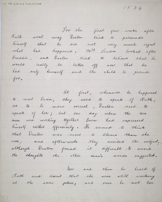 The Ragged Trousered Philanthropists - Manuscript, Page 1586