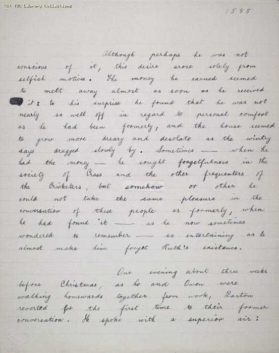 The Ragged Trousered Philanthropists - Manuscript, Page 1588
