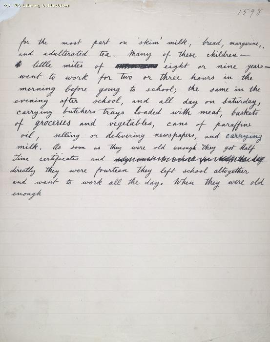 The Ragged Trousered Philanthropists - Manuscript, Page 1598