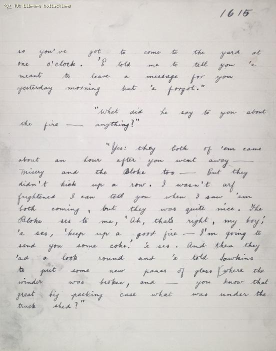 The Ragged Trousered Philanthropists - Manuscript, Page 1615