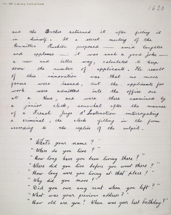 The Ragged Trousered Philanthropists - Manuscript, Page 1620