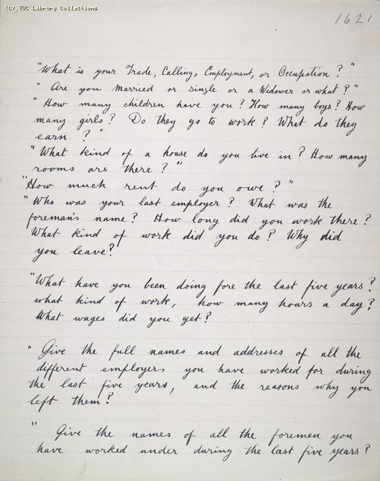 The Ragged Trousered Philanthropists - Manuscript, Page 1621