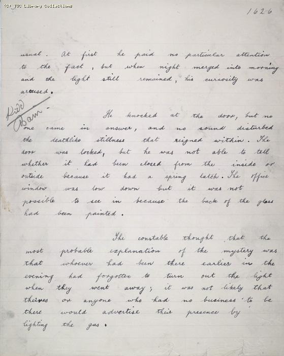 The Ragged Trousered Philanthropists - Manuscript, Page 1626