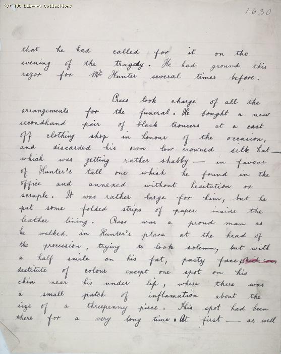 The Ragged Trousered Philanthropists - Manuscript, Page 1630