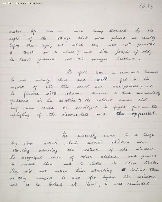 The Ragged Trousered Philanthropists - Manuscript, Page 1635