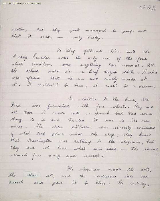 The Ragged Trousered Philanthropists - Manuscript, Page 1643