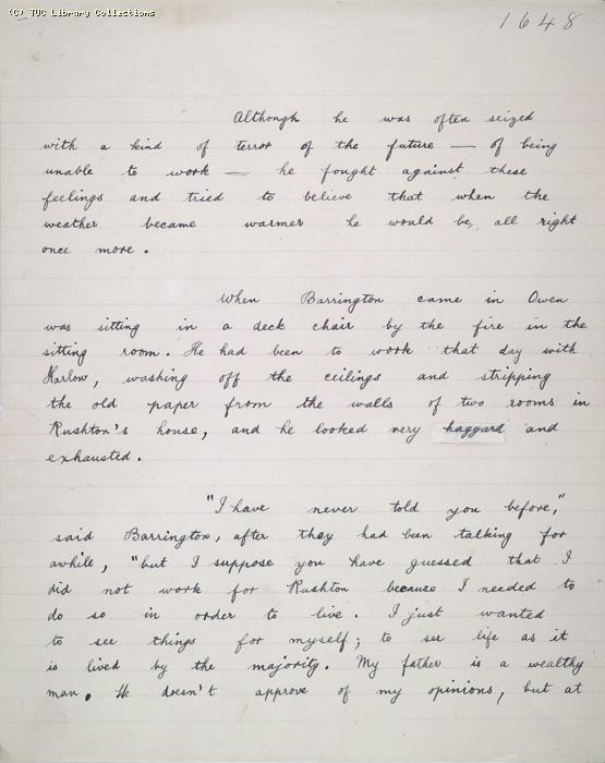 The Ragged Trousered Philanthropists - Manuscript, Page 1648