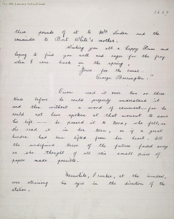 The Ragged Trousered Philanthropists - Manuscript, Page 1669