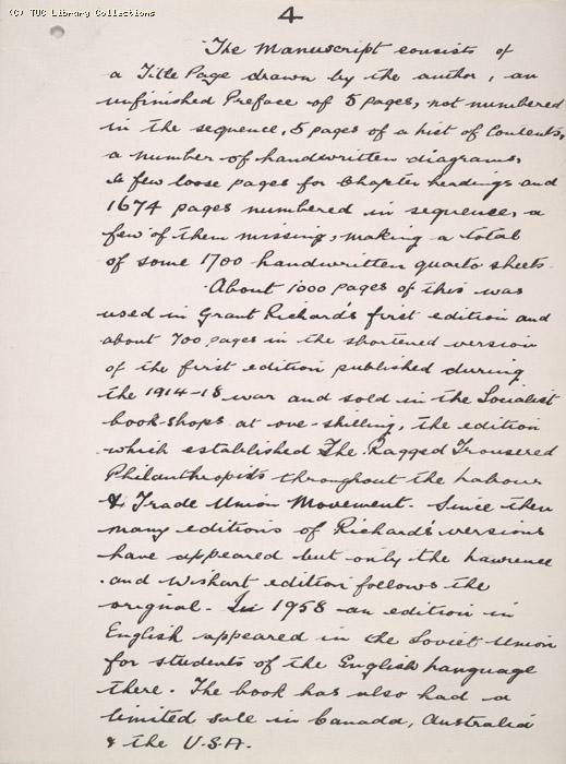 The Ragged Trousered Philanthropists - Introduction, Page 4