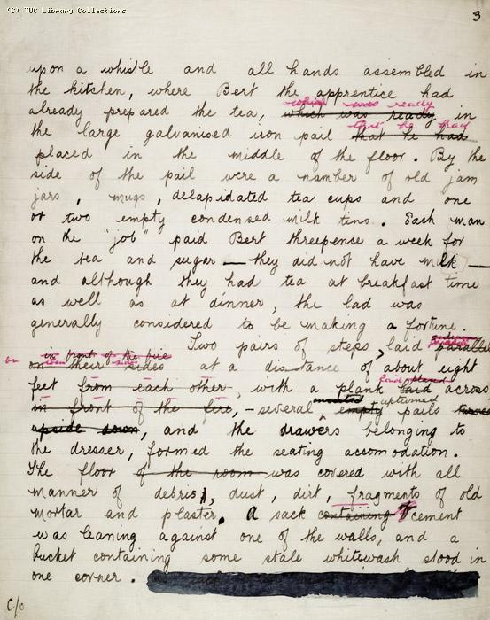 The Ragged Trousered Philanthropists - Manuscript, Page 3