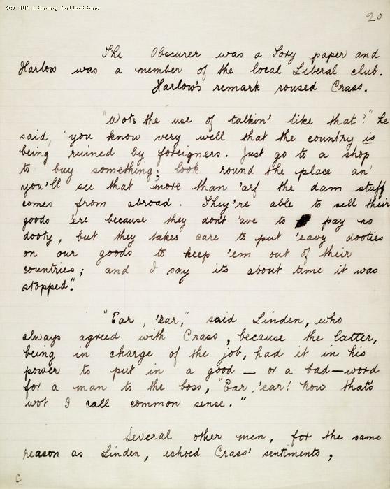 The Ragged Trousered Philanthropists - Manuscript, Page 20