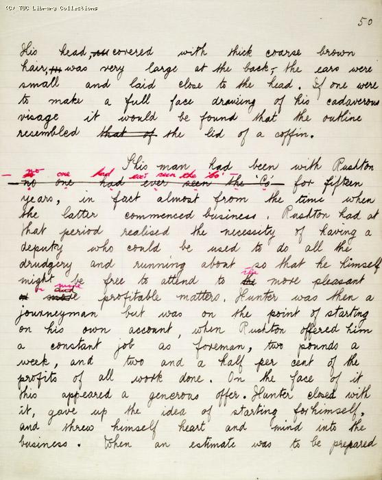 The Ragged Trousered Philanthropists - Manuscript, Page 50