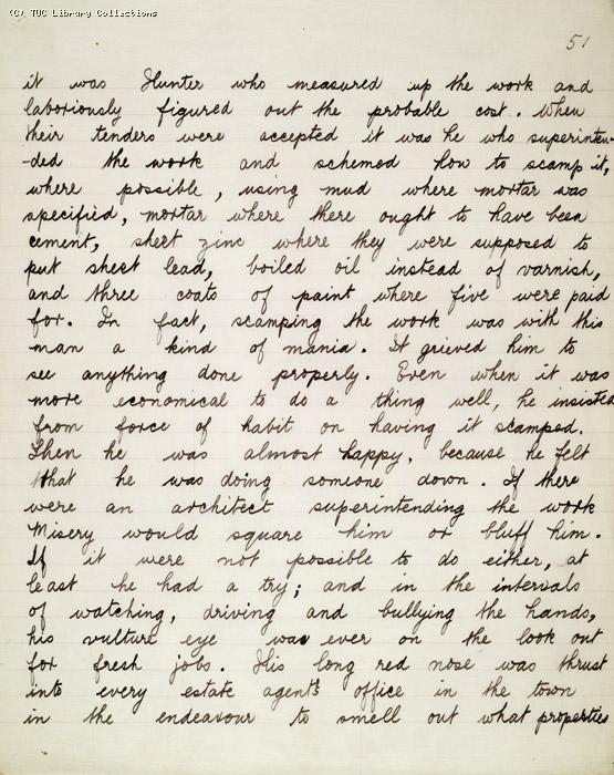 The Ragged Trousered Philanthropists - Manuscript, Page 51