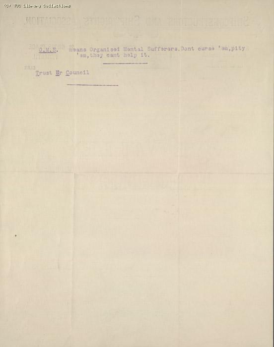 Letter from E.P. Harris (?) of Shipconstructors and Shipwrights Association SW and Wales District to J.S. Middleton, TUC, 7 May 1926, re: slogans for publicity material