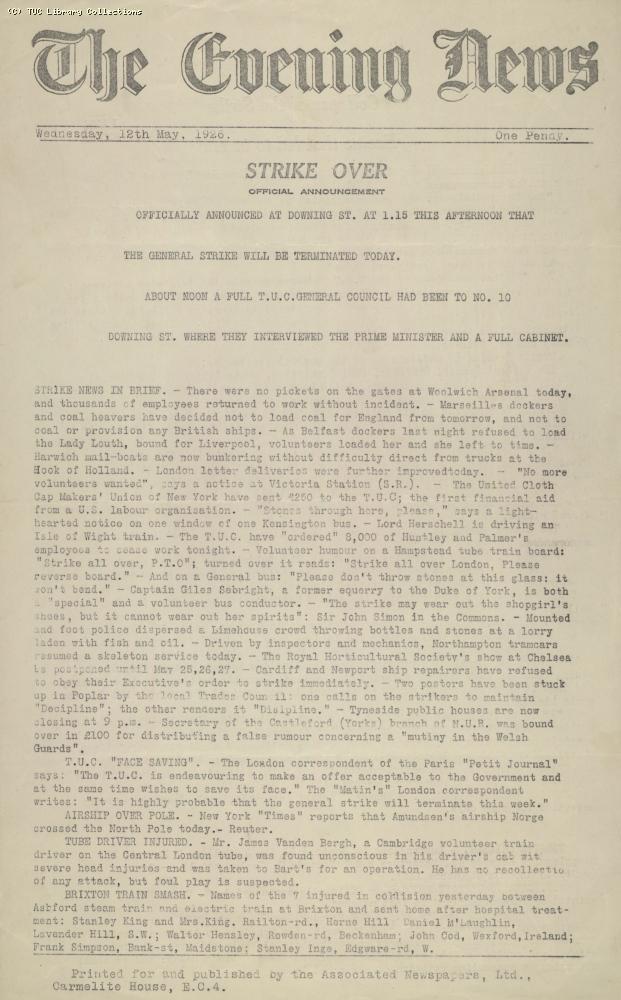 The Evening News, 12 May 1926 (1)