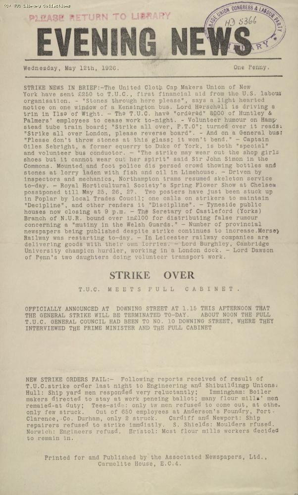 The Evening News, 12 May 1926 (1)
