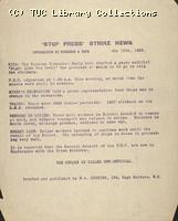 Stop Press Strike News, 12 May 1926
