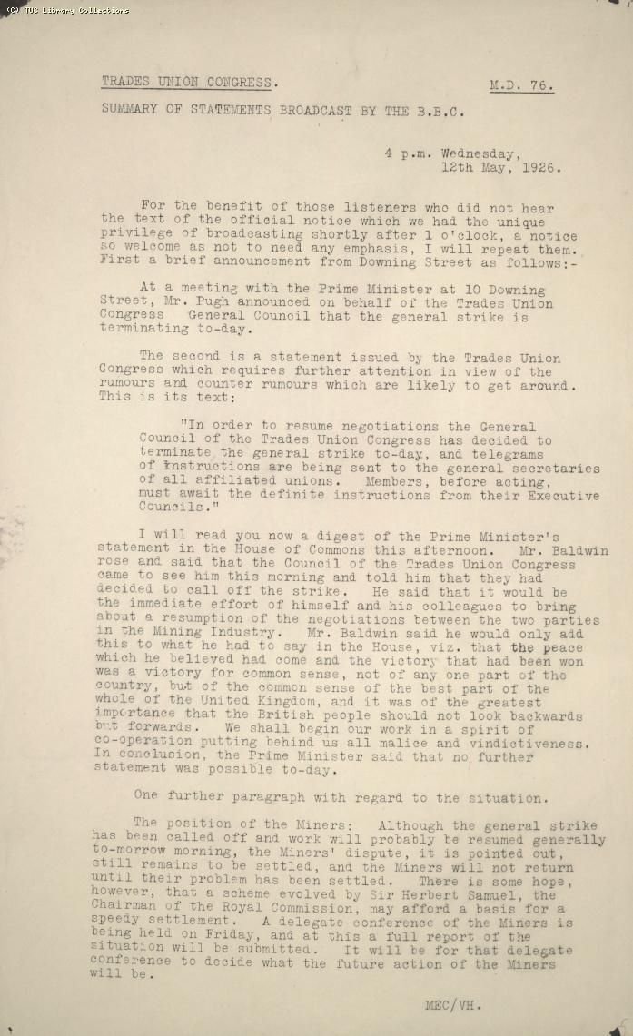 Wireless Bulletin,12 May 1926, 4pm
